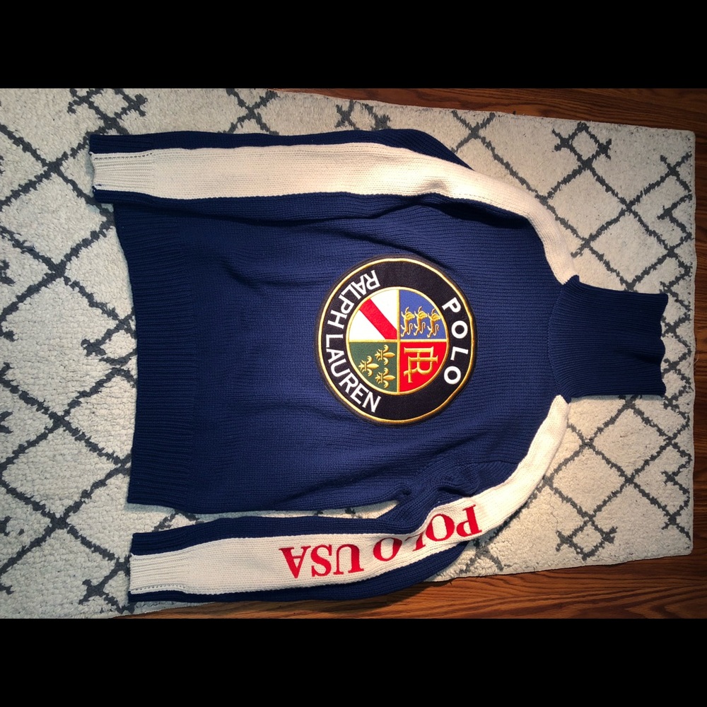 NWOT 2018 Polo Ralph Lauren Crest Knit Turtleneck
